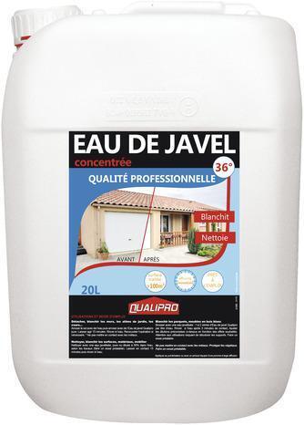 Brico Dépôt Qualipro eau de javel 20 l pour nettoyer, blanchir, désinfecter offre