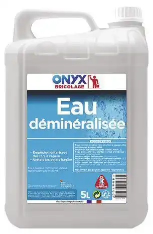 Brico Dépôt Onyx eau déminéralisée - 5 l offre