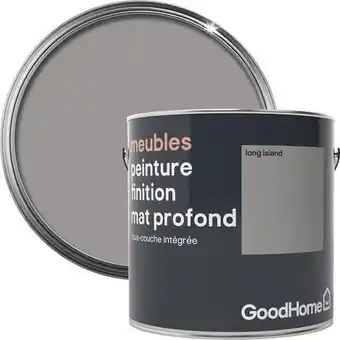 Brico Dépôt Goodhome peinture de rénovation meubles acrylique mat profond gris long island 2 l offre