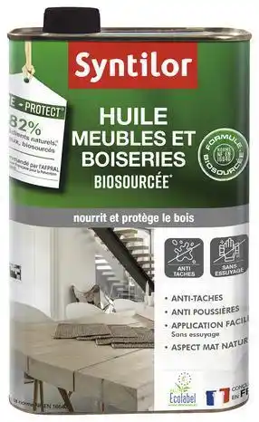 Brico Dépôt Syntilor huile meubles 0,5 l offre