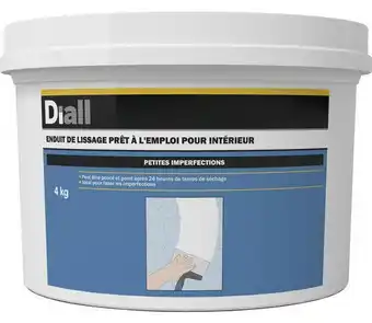Brico Dépôt Diall enduit de lissage en pâte 4 kg offre