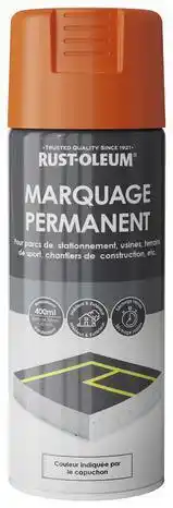 Aérosol de marquage - 400 ml - orange fluo