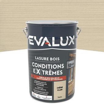 Brico Dépôt Evalux lasure chêne clair 5 l satin offre
