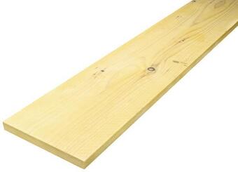 Planche traitée l.4m section 25x200mm