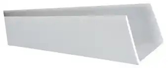 Profilé de finition pvc en u - l. 1,80 m x 30 mm x 30 mm