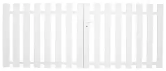 Brico Dépôt Portail pvc battant blanc "oléron" - l. 3,50 x h. 1,20 m offre