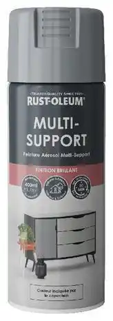 Brico Dépôt Aérosol multi support 400ml télé gris brillant offre