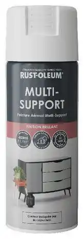 Brico Dépôt Aérosol multi support 400ml blanc brillant offre