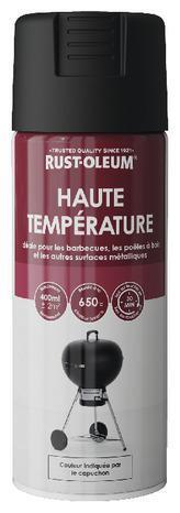 Brico Dépôt Aérosol haute température - 400 ml - noir mat offre