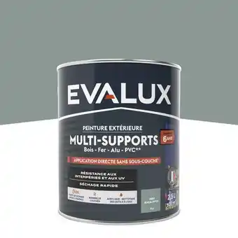 Brico Dépôt Evalux peinture extérieur mat multi supports 2,5 l eucalyptus offre