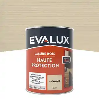 Brico Dépôt Evalux lasure chêne clair 0,75 l satin offre
