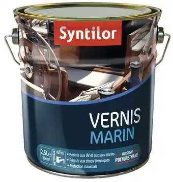 Brico Dépôt Syntilor vernis marin satin ambre 2,5 l offre