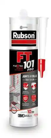 Brico Dépôt Mastic colle ft 101 pro gris 280 ml offre