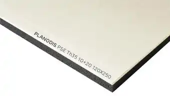 Planodis doublage plaque de plùtre + polystyrÚne th 38** - l. 2,50 x l. 1,20 m x ép. 10 + 20 mm