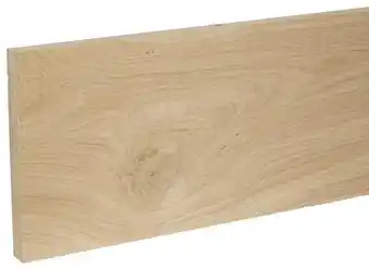 Brico Dépôt Planche rabotée en chêne massif l. 200 cm - section 180 x 20 mm offre