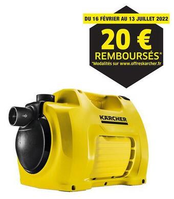Brico Dépôt Karcher pompe d'arrosage bp 3 garden set plus - 800 w offre