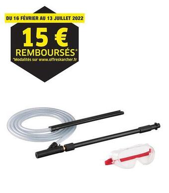 Brico Dépôt Karcher kit de sablage kärcher pour usage intensif 570x125x125 mm offre