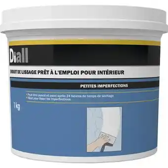 Brico Dépôt Diall enduit de lissage en pâte 1 kg offre
