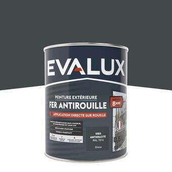 Brico Dépôt Evalux peinture extérieur métal 0,5 l anthracite satin offre