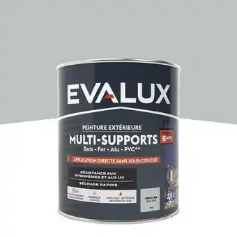 Brico Dépôt Evalux peinture extérieur mat multi supports 2,5 l gris clair offre