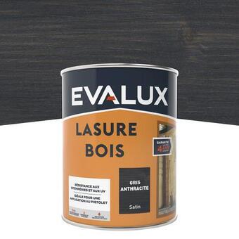 Brico Dépôt Evalux lasure anthracite 0,75 l satin offre