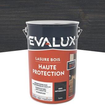 Brico Dépôt Evalux lasure anthracite 5 l satin offre