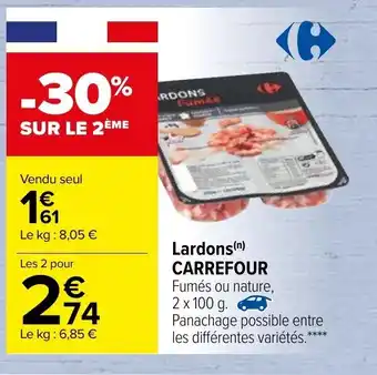 Carrefour Lardons Carrefour offre