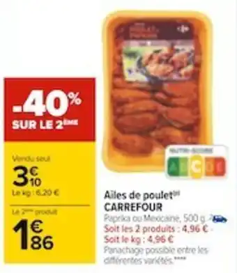 Ailes de poulet CARREFOUR