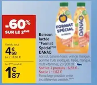 Boisson lactée "Format Spécial" Danao