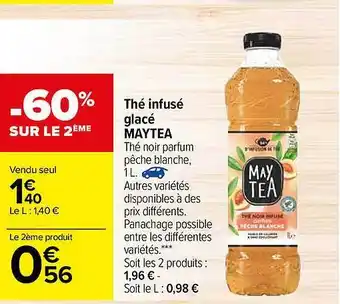 Carrefour The Infuse Glace May Tea offre