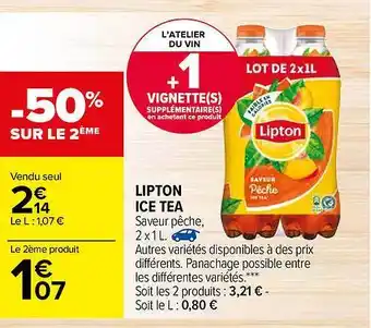 Carrefour Lipton Ice Tea offre