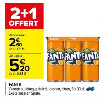 Carrefour Fanta offre