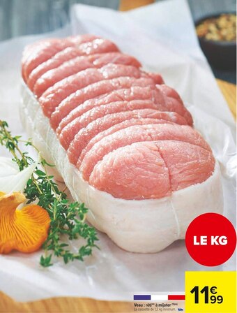 Carrefour Market Veau : rôti à mijoter offre