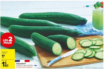 Carrefour Market Concombre offre