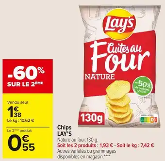 Carrefour Market Lay’s chips offre