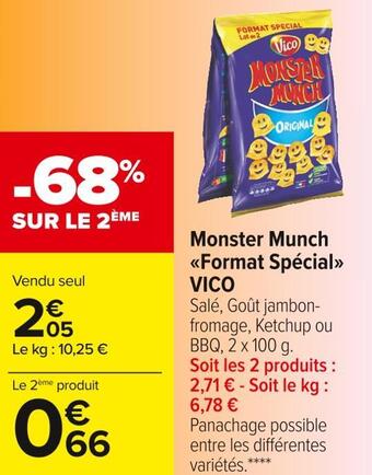 Carrefour Market Vico monster munch format spécial offre