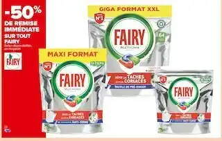 Carrefour Market Fairy bon plan sur tout fairy offre