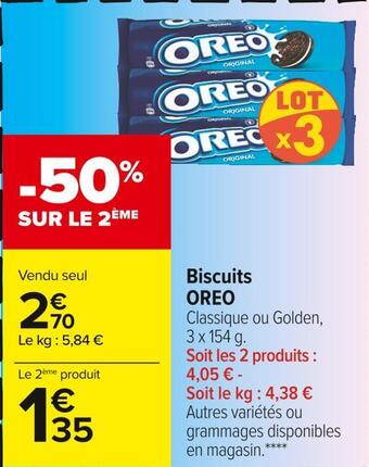 Carrefour Market Oreo biscuits offre