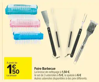 Carrefour Market Foire barbecue offre