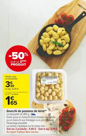 Carrefour Market Gnocchi de pommes de terre offre
