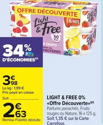 Carrefour Market Light & free light & free 0% offre découverte offre