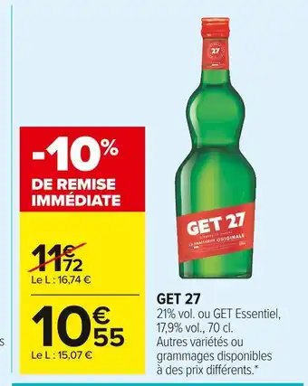 Carrefour Market Get 27 offre