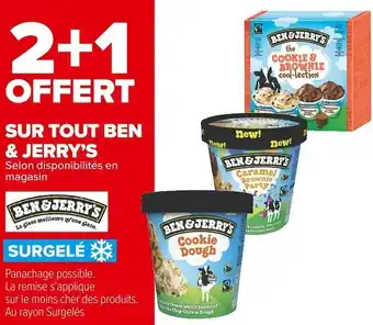 Carrefour Market Ben & jerry’s bon plan sur tout ben & jerry’s offre