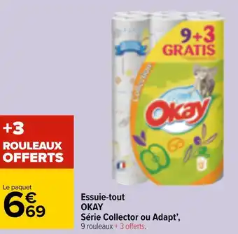 Carrefour Market Okay essuie-tout offre