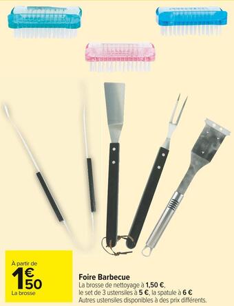 Carrefour Market Foire barbecue offre