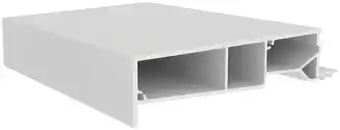 Goodhome tapée pour isolation fenêtre pvc - blanc - ép. 160 mm
