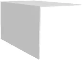 Brico Dépôt Goodhome habillage en l pour fenêtre pvc - blanc - 9 x 9 cm offre