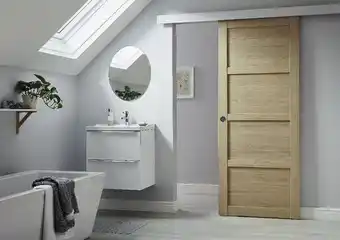 Brico Dépôt Système applique pour porte en bois + habillage mdf offre