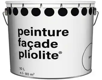 Brico Dépôt Peinture pliolite - blanc - 10 l offre