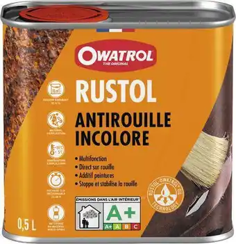 Rustol antirouille additif pour tous les types de surfaces intérieures et extérieures - 0,5 l